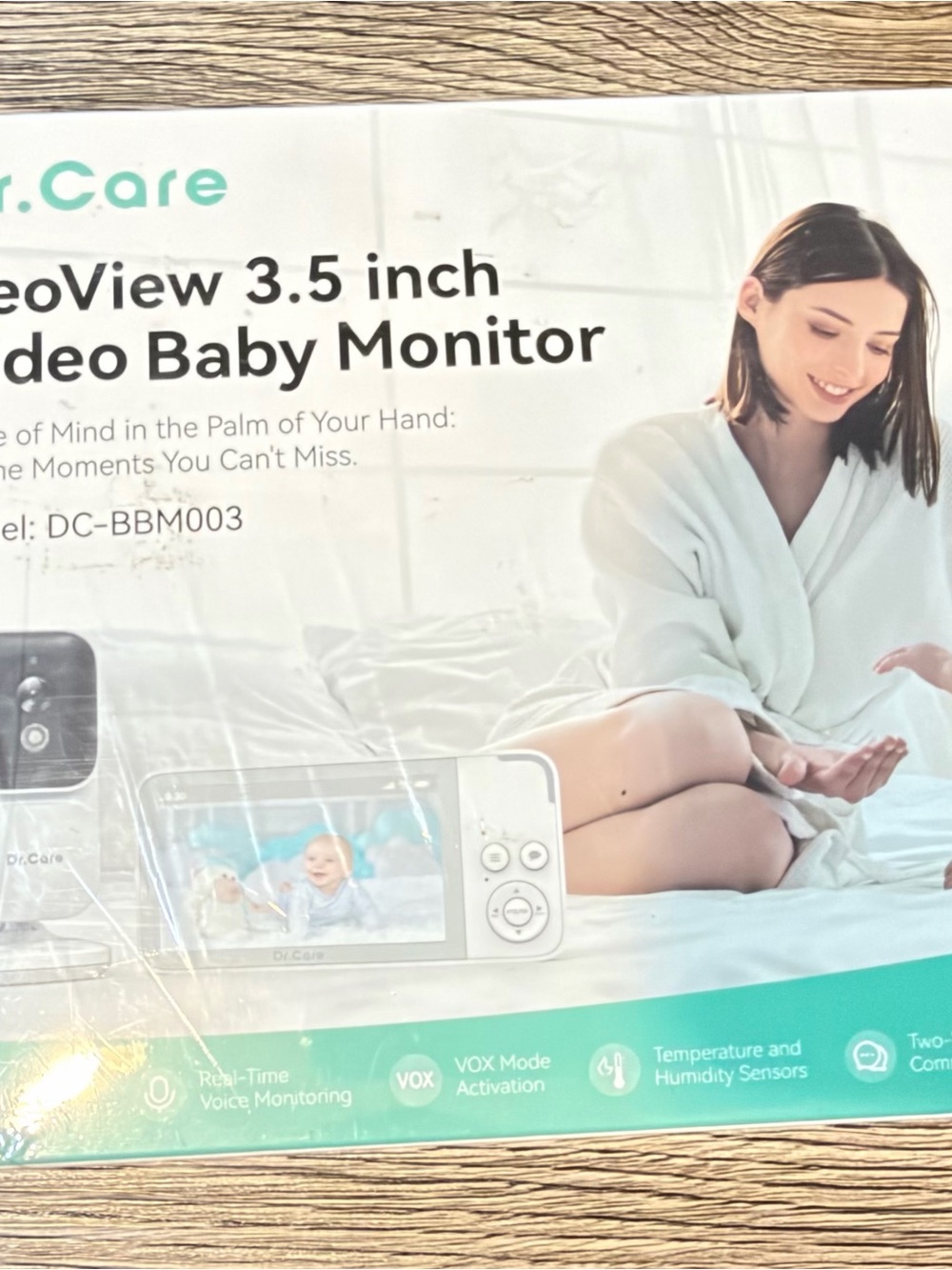 VideoView 3.5-inch Video Baby Monitor - White